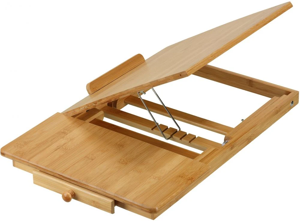 Bamboo Laptop Stand Computer Desk Tablet Table Bt-2217