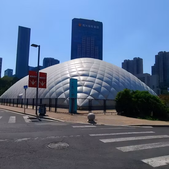 Heavy Duty Warehouse Industrial Storage Sports Air Supported Dome for All Applications